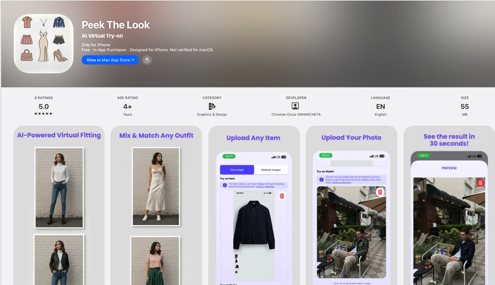Peek The Look screenshot