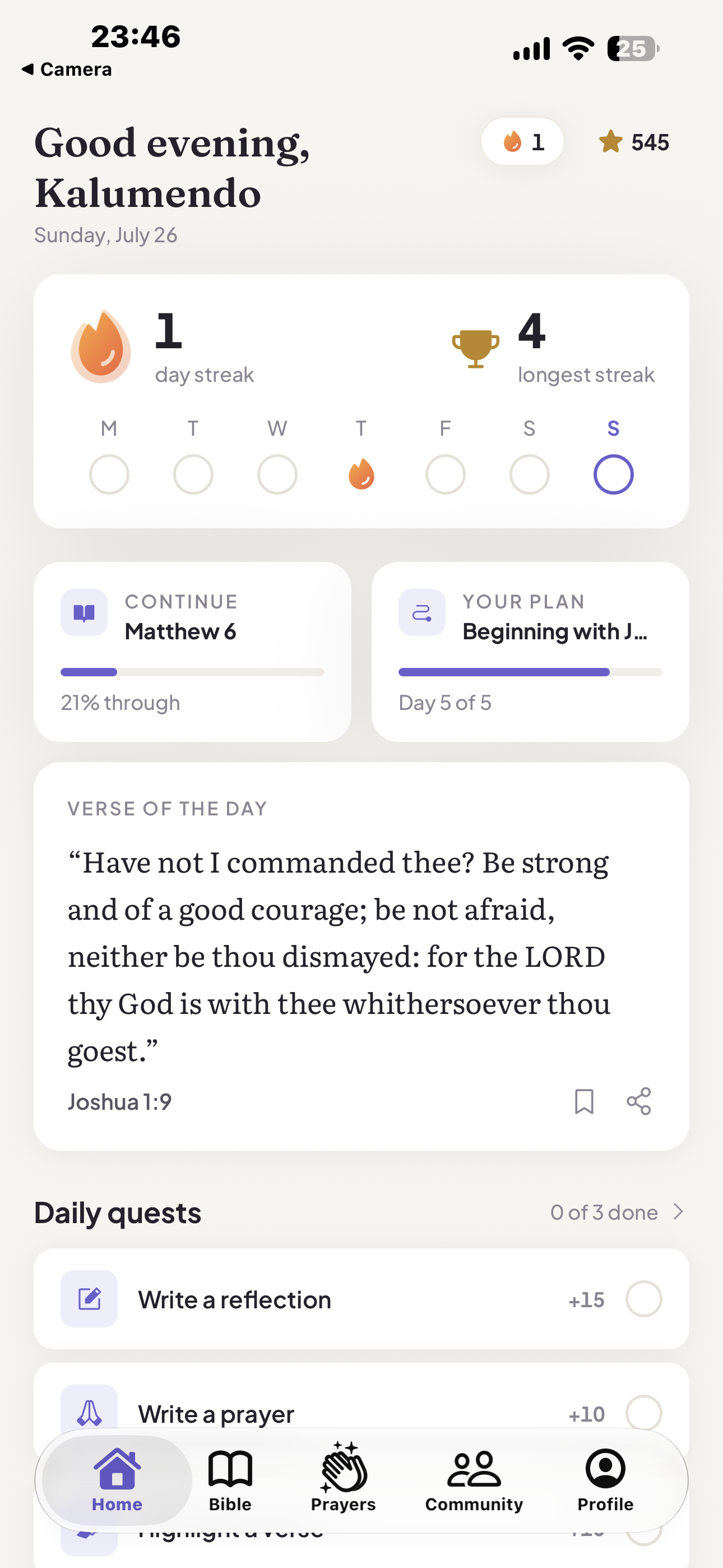 Selah screenshot